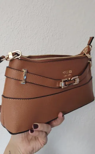 Bolso Guess Marrón Dorado dos usos