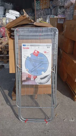 Stendibiancheria Jumbo in acciaio 18 metri