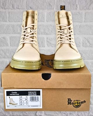 Dr Martens Combs lona Parchment mujer 38 nuevas