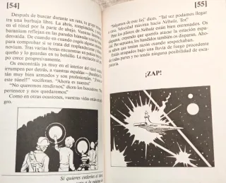 Libro- juego, de 1986, Escoge tu aventura espacial