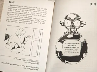 Libro- juego, de 1986, Escoge tu aventura espacial