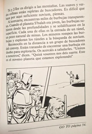 Libro- juego, de 1986, Escoge tu aventura espacial