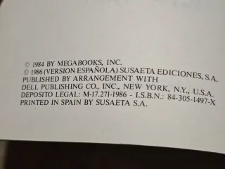 Libro- juego, de 1986, Escoge tu aventura espacial
