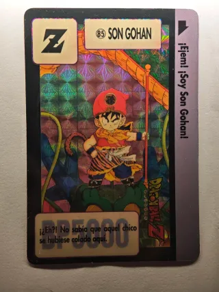 Carta Gohan 85 Dragón Ball Z 1993