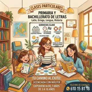 CLASES PARTICULARES. Primaria y Bachillerato de