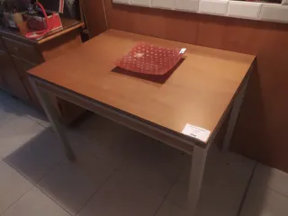 Mesa extensible madera y metal