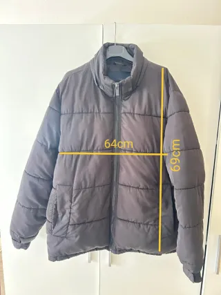 Abrigo acolchado plumas hombre