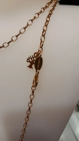 Collana in argento rose cm 80