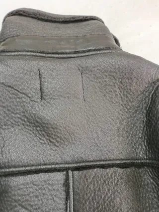 Cazadora Zara Biker Doble Faz Negra