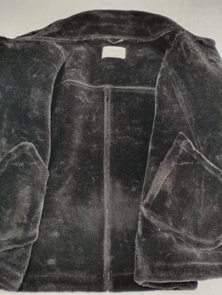 Cazadora Zara Biker Doble Faz Negra