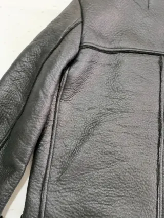 Cazadora Zara Biker Doble Faz Negra