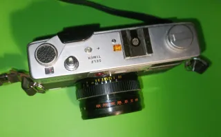 Cámara Ricoh 35 Electronic. Vintage. correa+funda