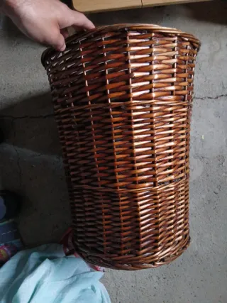 Cesto de mimbre grande