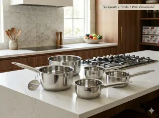Set 5 Casseruole Acciaio Inox DGBavaria
