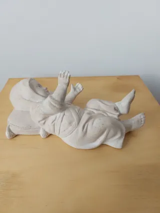 Virgen Niña Olot 18cm de largo