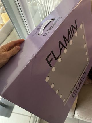 Espejo con luz Flamingueo