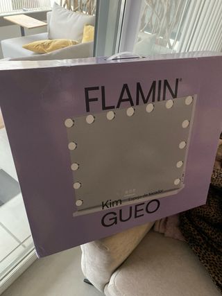 Espejo con luz Flamingueo
