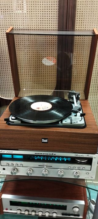 Tocadiscos Philips Marrón y Plata