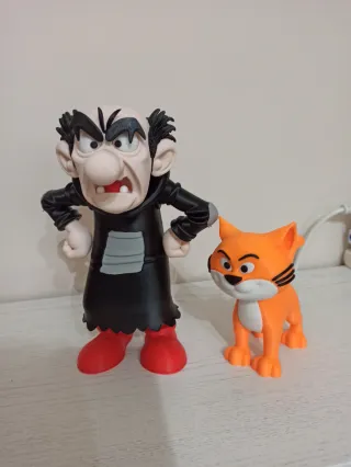 Gargamella e Birba Stampa 3D, altezza 20/12 cm.