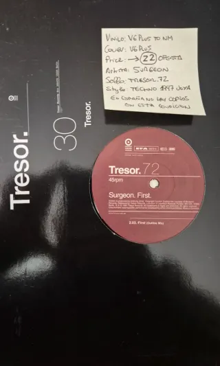 LOTE 5 Vinilos Techno: Mulero, Surgeon,NHeadliner