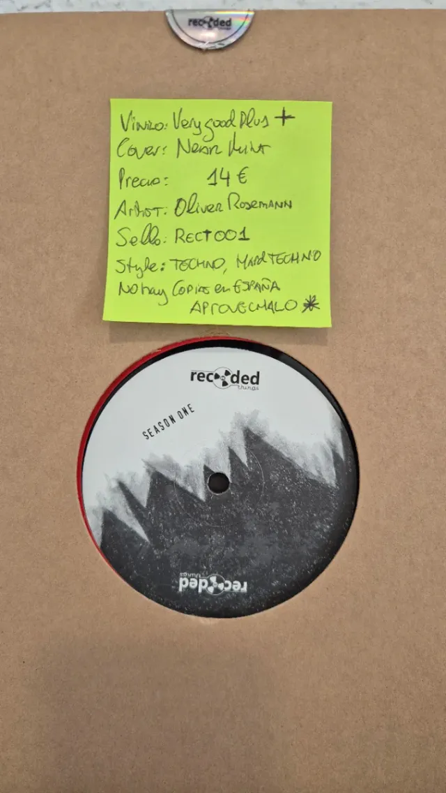 LOTE 5 Vinilos Techno: Mulero, Surgeon,NHeadliner