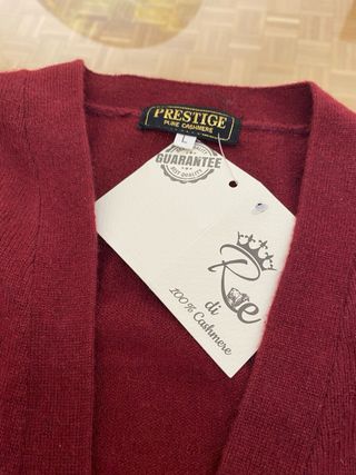 Maglione 100% Cashmere con Cartellino