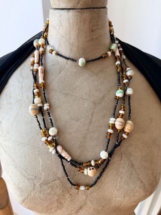 Collana veneziana primi '900 in vetro