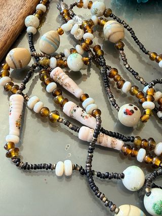Collana veneziana primi '900 in vetro