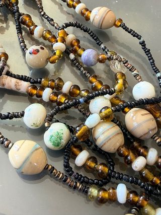 Collana veneziana primi '900 in vetro