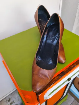 Gucci pumps vintage in pelle Made in Italy