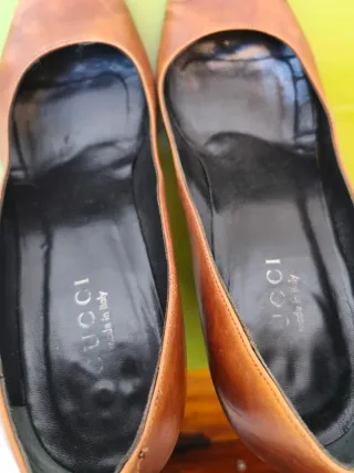 Gucci pumps vintage in pelle Made in Italy