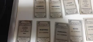 Cromos Almería 79/80