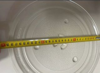Plato giratorio para microondas de cristal