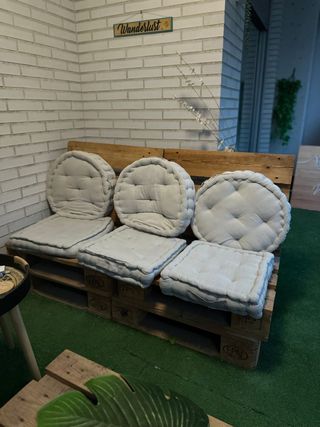 Palets y cojines para sofá