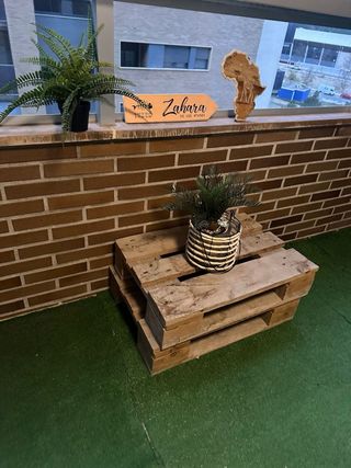 Palets y cojines para sofá