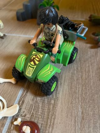 Playmobil Dinosauro, Veicolo e Albero