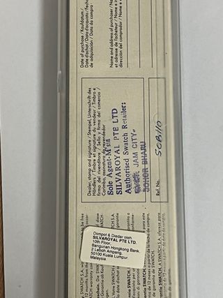 Orologio Swatch Chrono SCB110 Moon Shadow