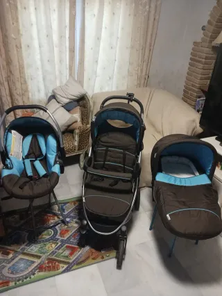 Carrito bebé Hauck Miami 4: Silla + Capazo + Maxic