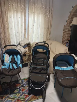 Carrito bebé Hauck Miami 4: Silla + Capazo + Maxic