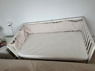 Cuna IKEA Gulliver + Colchón IKEA Krummelur