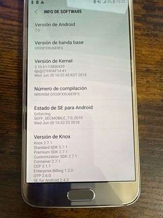 Samsung Galaxy S6 32GB Oro