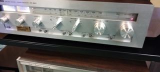 Amplificador Yamaha CR450 Marrón/Plata