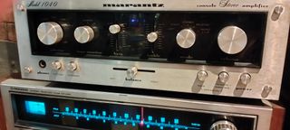 Amplificador Yamaha CR450 Marrón/Plata