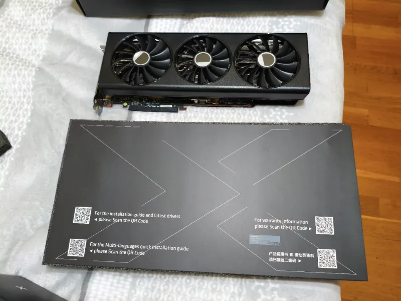 XFX RX 7800 XT 16GB Tarjeta Gráfica afbeelding 2