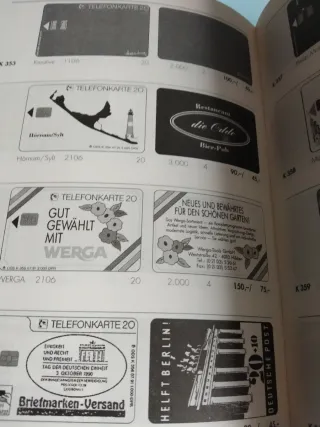 Catalogo Carte Telefoniche Tedesche 93/94