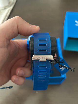 Reloj Adidas Digital Azul Transparente