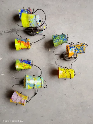 Lote Ulisse 3Apliques Murano