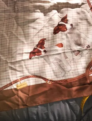 Foulard fantasia cavalli e briglie