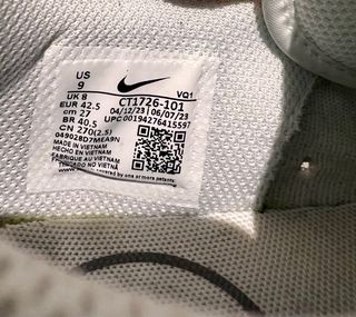 Zapatillas Nike Court Vintage Premium Blancas Goma