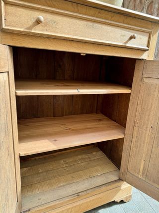 Mostrador/armario roble francés antiguo